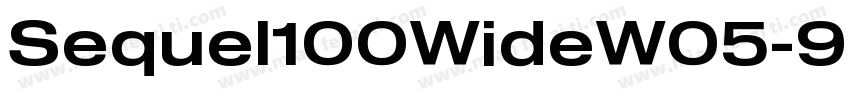 Sequel100WideW05-95 Regular字体转换